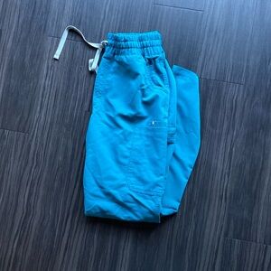 Teal XS FIGS scrub pants worn once